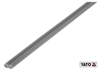 YATO Стержні з ПВХ для зварювання/пайки пластику YATO : 2.5 x 5 мм, L= 1 м, при t= 400°C, 5 шт  | YT