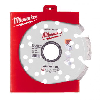 MILWAUKEE Алмазный диск AUDD 115 (1 шт) | 4932399823
