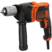 Дриль мережевий BLACK+DECKER, ударний, 850 Вт, 2 режими, 0-3100 об/хв, 54400 уд/хв
