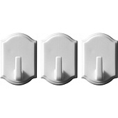 VOREL Гачки настінні самоклеючі, набір 3 шт.  | 74731