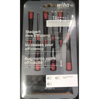 WIHA Набор торцевых отверток для винтов с внешним шестигранником HEX NUT PicoFinish Wiha 42994 | W42