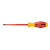 Отвертка высоковольтная FELO 1000V шлиц 5,5х1,0x125х100 мм (91305590)