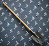 VIROK Лопата штикова з держаком РС (рейкова сталь) | 05V007