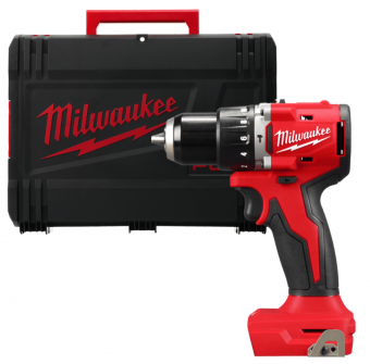 MILWAUKEE Дриль-шурупокрут з ударом акумуляторний, M18 BLPDRC-0X, 60Нм (HDкейс) | 4933492821