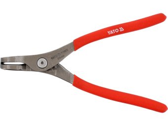 Щипці SEGERA для стопорних кілець YATO гнуті під 90° розтискні, l= 210 мм, розвід- 40-100 мм [4/24]