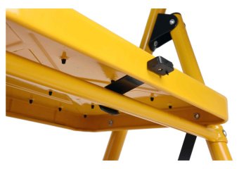 Драбина розкладна металева VOREL : 3 сходинки 36х26 см з антиковзальною прокладкою 115х47х65 см [2]