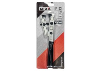 YATO Щипці для затягування стрічкових металевих хомутів YATO : 3/8", L= 270 мм, діапазон- 0-40 мм  |