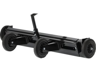 Вирівнювач грунту ручний на колесах YATO; робоча зона- 105-175х 39х 18 см, держак- 100 см [6]