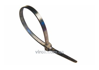 Хомут стяжний капрон. UV чорний 300х3,6 100 шт.  [150]