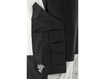 Штани робочі 4-WAY стреч SERWAL чорно-сірі YATO розм L/ 88-94 см, ріст- 174-184 см, 11 кишень [10]