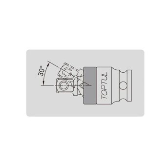 Кардан ударный 3/4" TOPTUL усиленный KACN240P