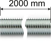 Стержень с метрической резьбой 30х2000