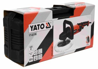 YATO Полірувальна машина мережева YATO : 1400 Вт, диск Ø180 мм, 600-3500 об/хв, кріплення М14  | YT-