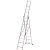 Драбина алюмінієва 3-х секційна Квітка PRO (3х9 сходинок) (110-9309)