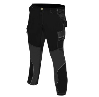 YATO Штани робочі чорні YATO, розмір M; 9 киш 64%- поліестер, 34%- бавовна, 2%-еластан, відсвічув вс