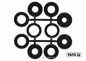 YATO Щітка зачисна дискова YATO : Ø=200/32 мм з нержавіючої сталі. 4500 об/хв  | YT-47555