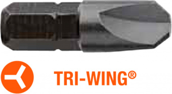 USH Насадка викруткова Industry TRI-WING TW4 x 25 мм, Уп. 5 шт. | UUSE0012774
