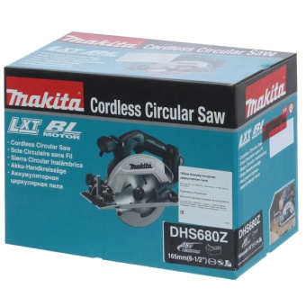 Акумуляторна дискова пила Makita DHS680Z (18 В, без АКБ, 165 мм)