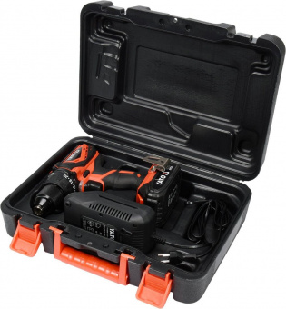 YATO Шуруповерт-дриль ударний акумулят. Li-Ion YATO: V=18 В, крутн.мом.- 40Нм, 2 Агод, патрон Ø≤13 м