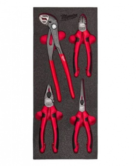 MILWAUKEE Ложемент з плоскогубцями, (4шт) | 4932493631