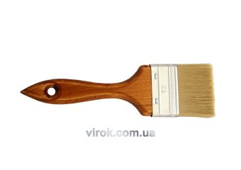 VIROK Пензель малярний плоский лакований PROFI b= 76 мм | 19V007