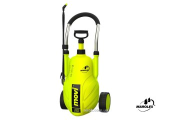 MAROLEX Оприскувач на колесах MOVI : 16 л, штанга- 65-115 см, шланг- 170 см (з композитним захистом)