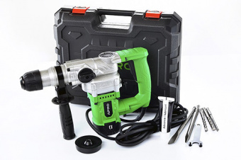 Перфоратор бочковой APRO 5,5Дж, 1500В, SDS+, 1500H, кейс