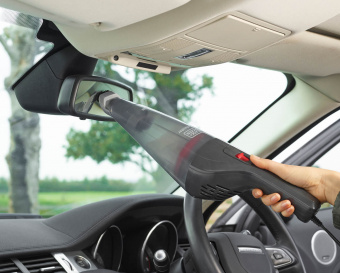 Пилосос автомобільний BLACK+DECKER, 12 В (автомережа),повітряна потужність 8.5 аВт
