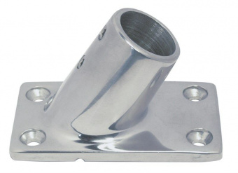 Опора нержавеющая квадратная высокая 60 град // 8204 A4 Marinetech