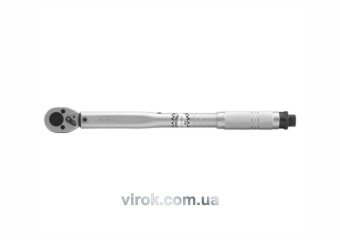 YATO Ключ динамометричний YATO : квадрат 1/2", F= 42- 210 Нм, L= 470 мм  | YT-0760