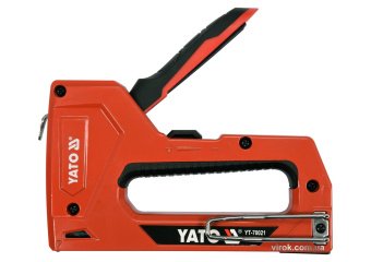 YATO Степлер металевий до скоб і цвяхів YATO; скоби: 6-14х 11,3х 1,2 мм, цвяхи: 15х 1,2 мм  | YT-700