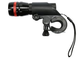 VOREL Ліхтар до велосипеду світлодіодний і задній габаритн. : 3Вт, 150lm, живл.-3ААА і 2ААА батар | 