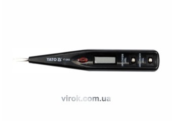 YATO Індикатор напруги YATO контрольний цифровий 12-250 V LCD  | YT-2862