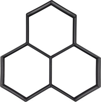 VOREL Форми для виготовлення бруківки : 360 х 360 x 40 мм, з поліпропілену  | 35062