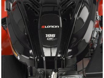 Газонокосарка бензинова YATO з приводом: 3,5кВт, ширина різання: Ø= 53 см, травозбірник- 62л