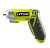 Викрутка акумуляторна RYOBI R4SDL13C 4В (ЗП, 2х біта)