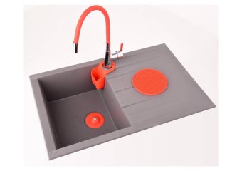 FALA Органайзер силіконовий, червоний, підвісний для губки, 200х 100 мм  | 74787