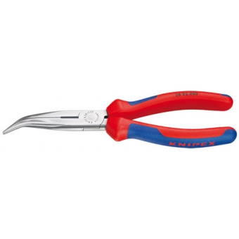 KNIPEX Плоские круглогубцы с режущими кромками фосфатированные, черного цвета 200 мм 26 22 200 | 26 