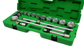 Набор головок с трещоткой TOPTUL 3/4" 17ед. (6-гр.) GCAI1701