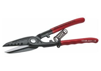 NWS  Ножиці для листового металу "Berlin" : прямі, t= 0.8-1.0 мм, леза L= 55 мм, H= 225 мм | 060-12-