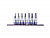 KING TONY Набор TORX 1/4" с отверстием 7 ед. в держателе (на планке) | 2107PR