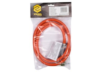 VOREL Шланг з редуктором газовий до побутових газових балонів; l= 1,5 м  | 99671