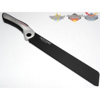 TAJIMA Japan Pull G-Saw Ручная пила, тонкий рез, Fluoro-Coat Aluminist GKAL-SS240Z9FB