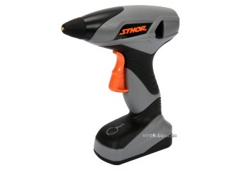 STHOR Пістолет клейовий акумуляторний , Li-Ion 1,3 Агод, 7.2 В, 25 Вт, для стержнів Ø= 7,2 мм  | 781