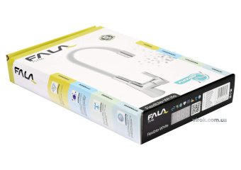 FALA Змішувач води "FLEXIBLE" для раковини з гнучкою білою лійкою  | 75706