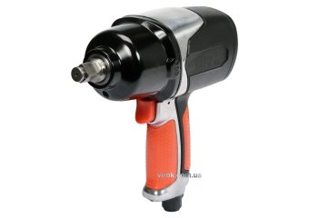 YATO Гайковерт ударний пневматичний YATO : квадрат 1/2", F=680 Nm, роб. тиск- 6,3 Bar при 184 л/хв  