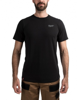 MILWAUKEE Футболка HTSS легка з коротким рукавом, чорна, розмір S | 4932492963