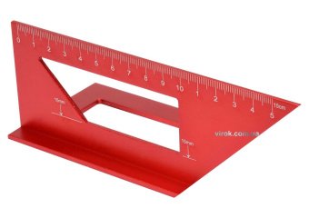 YATO Кутник "японський" алюмінієвий YATO до кутів 90° і 45°, l= 150 мм  | YT-70797