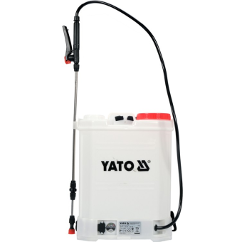 YATO Оприскувач акумуляторний YATO ранцевий, 12 В, 8 Агод, 16л, продуктивность- 3.1 л/хв(сонячна бат