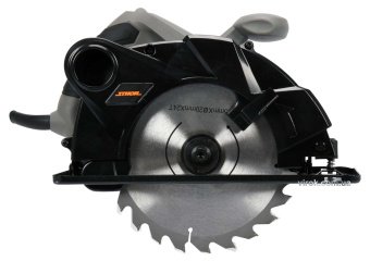 STHOR Пила дискова мережева : P= 1400 Вт, Ø= 185/20 мм, глибина різу- 65 мм, 4800 об/хв  | 79257